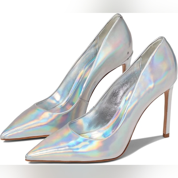 SCHUTZ Lou Prata Size 7.5 M Silver Metallic - Picture 6 of 7